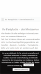 Mobile Screenshot of partyfuchs.de